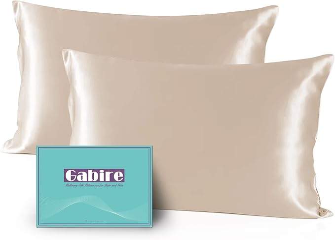 Mulberry Silk Pillowcase Set - Standard - 2 Pack - 2 Piece