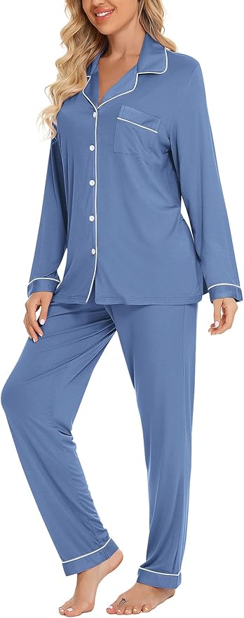 Women's Pants Pajama Set - Long Sleeve - 2 Piece