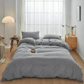 Linen Duvet Cover Set - Twin