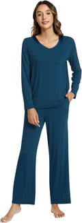 Women's Bamboo Pants Pajama Set - Long Sleeve - 2 Piece