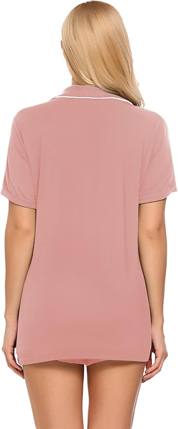 Women's Pajama Set - Short Sleeve - 2 Piece