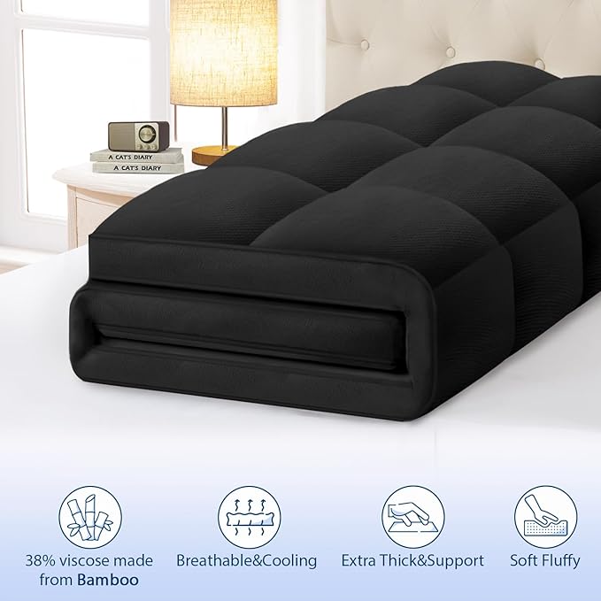 Bamboo Cooling Mattress Topper - Twin XL