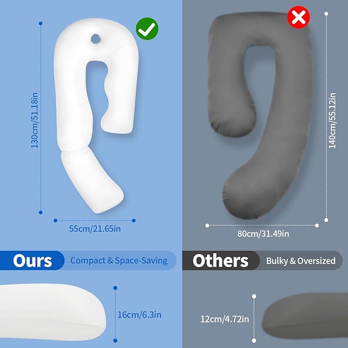 Velvet Cooling Body Pillow - Full