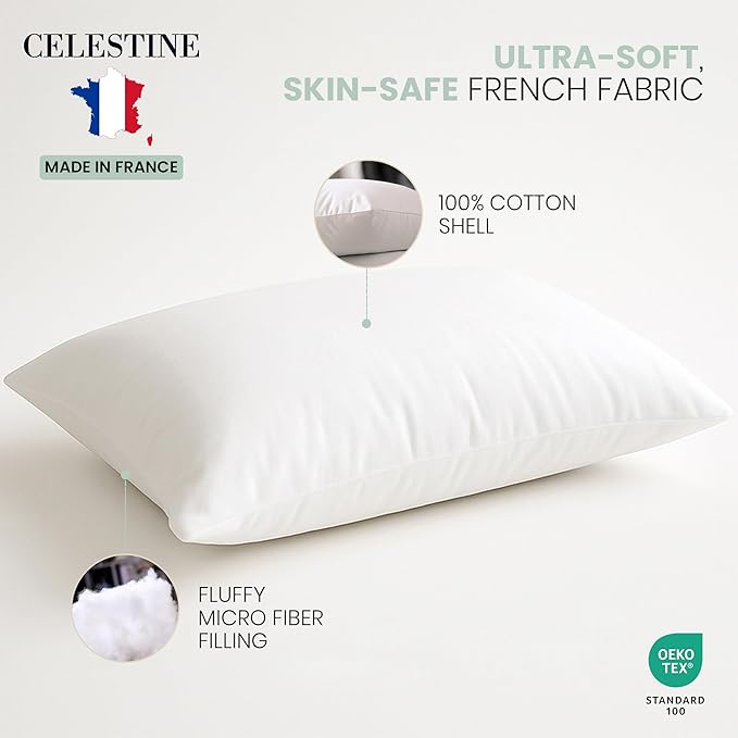 Microfiber Bed Pillow - King - 4 Piece