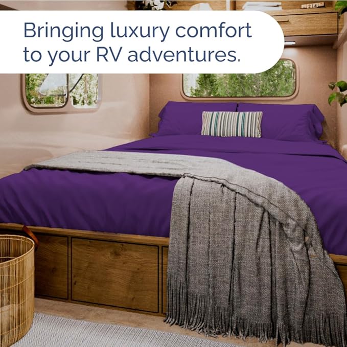 Cooling Bed Sheet Set - Queen - 4 Piece