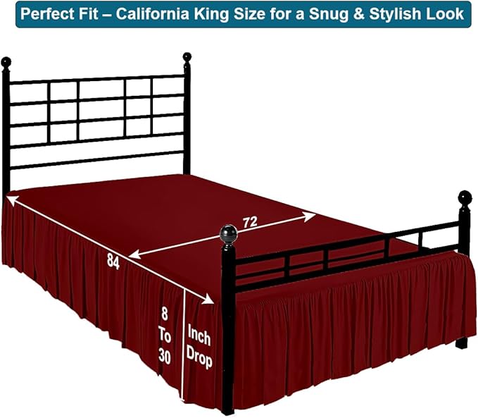 Linen Bed Skirt - King
