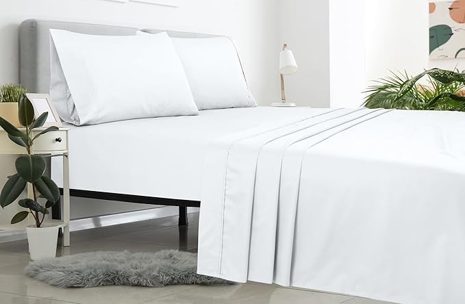 Microfiber Flat Sheet - Twin XL - 2 Pack