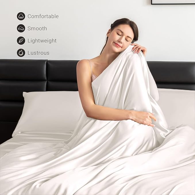 Mulberry Silk Cooling Duvet Cover - King