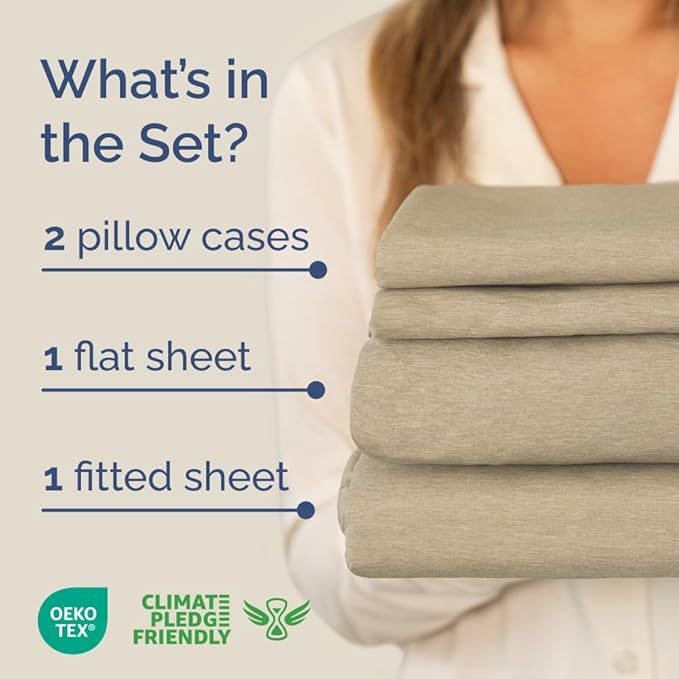 Cooling Bed Sheet Set - Full - 4 Piece