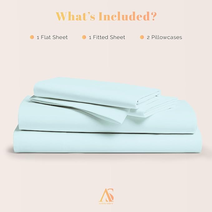 Cooling Bed Sheet Set - King - 16 in Deep Pocket - 4 Piece