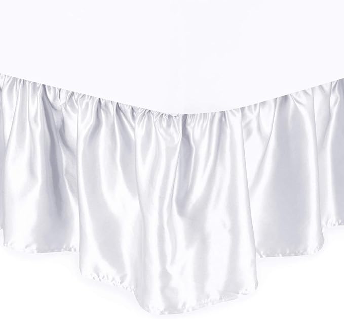 Satin Bed Skirt - 15 in Drop