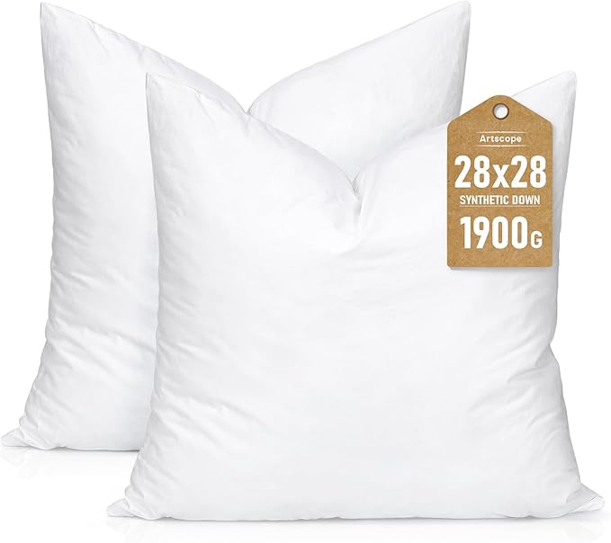 100% Cotton Pillow Insert - 2 Piece