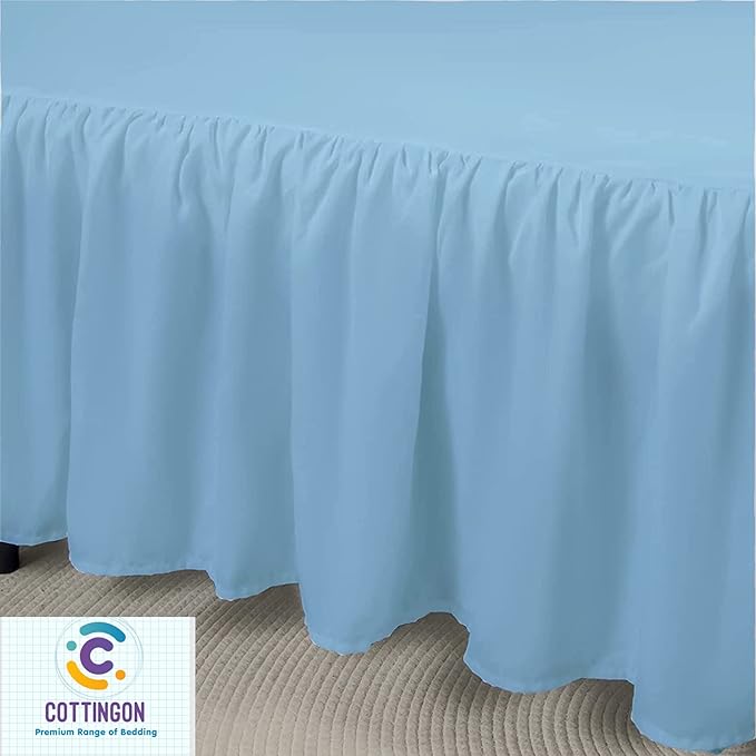 Microfiber Bed Skirt - King - 21 in Drop