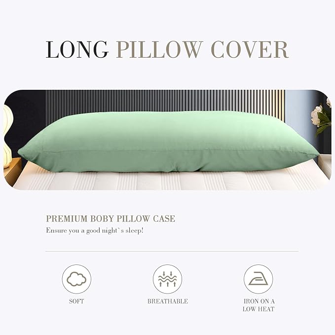 Bamboo Cooling Pillowcase - 20 x 54 in