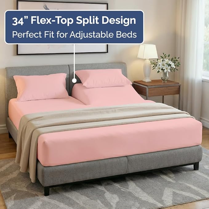 Cooling Bed Sheet Set - King - 4 Piece