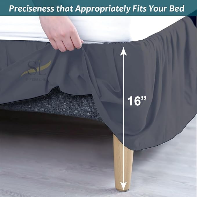 Linen Bed Skirt - Full