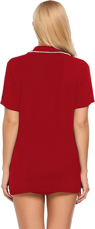 Women's Pajama Set - Short Sleeve - 2 Piece