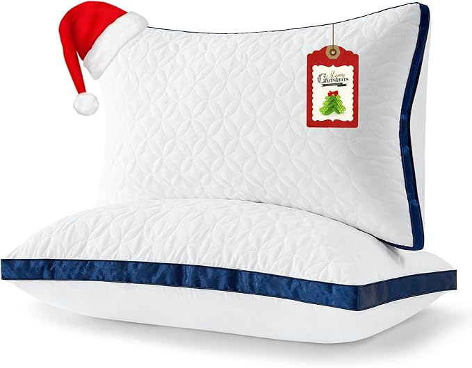 Down Alternative Cooling Bed Pillow - Queen - 2 Pack