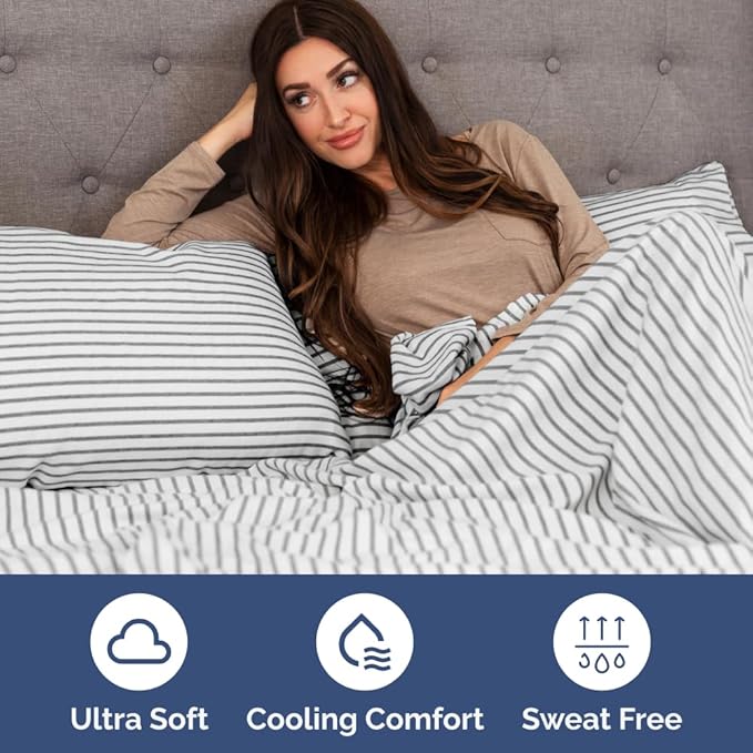 Cooling Bed Sheet Set - Full - 4 Piece