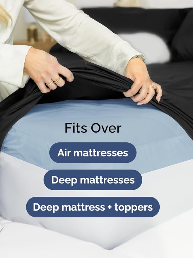 Cooling Bed Sheet Set - Split King - 7 Piece