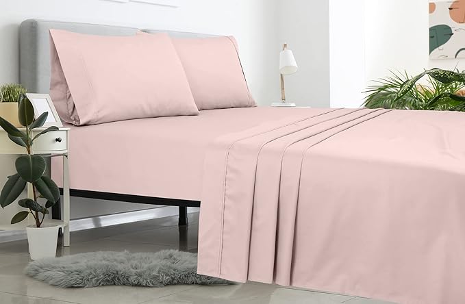 Microfiber Flat Sheet - Twin - 2 Pack