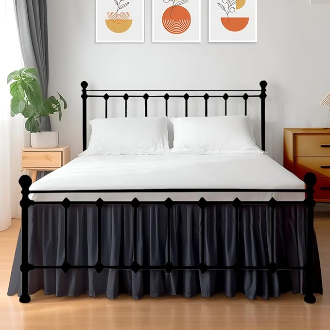 Linen Bed Skirt - Queen