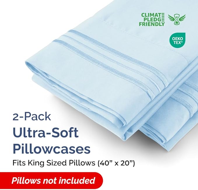 Pillowcase Set - King - 2 Piece