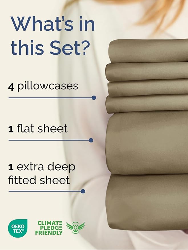 Cooling Bed Sheet Set - Full - 6 Piece