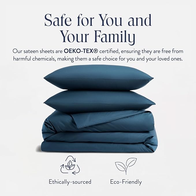 100% Cotton Duvet Cover Set - Queen