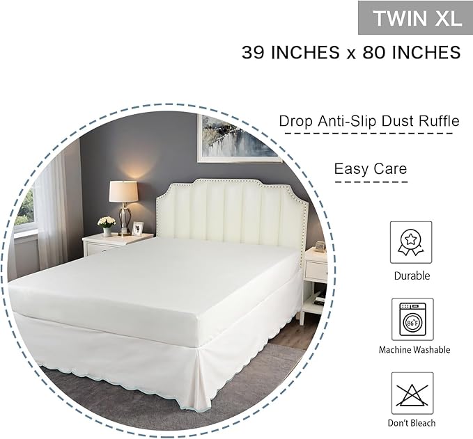 Bed Skirt - Twin XL - 14 in Drop