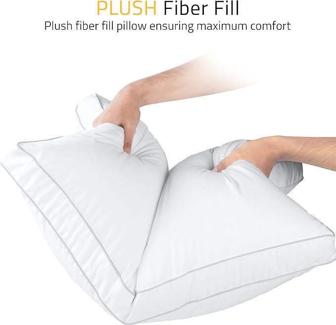 Down Alternative Cooling Bed Pillow - King - 2 Piece