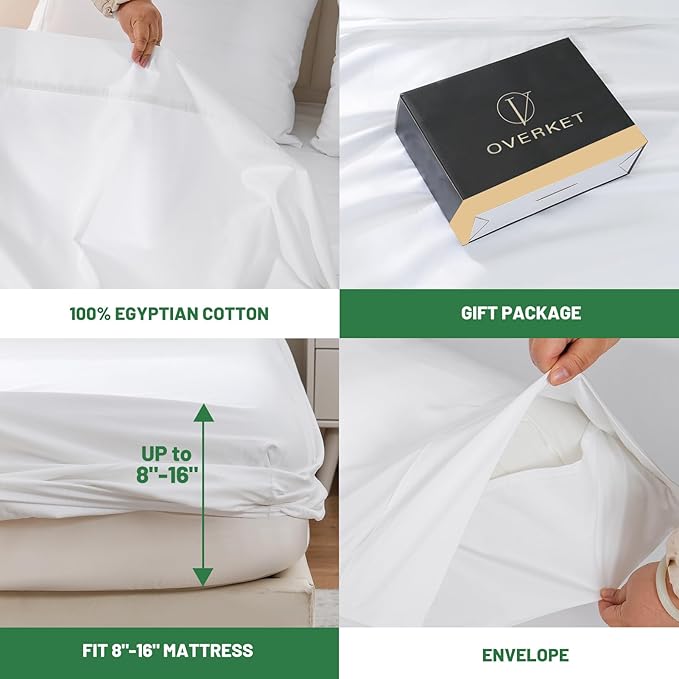 Bed Sheet Set - King - 4 Piece