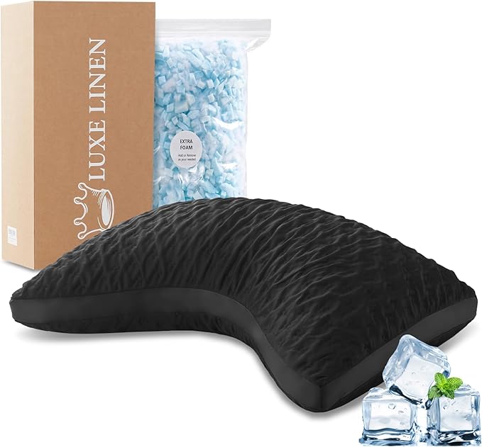 Memory Foam Cooling Bed Pillow - Standard