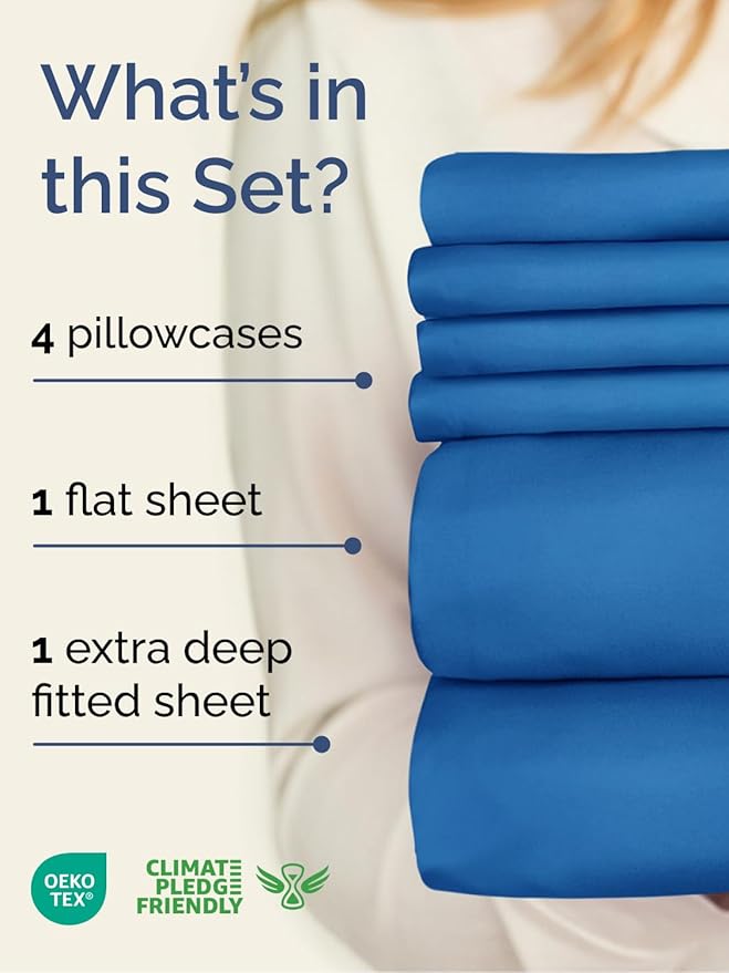 Cooling Bed Sheet Set - Full - 6 Piece