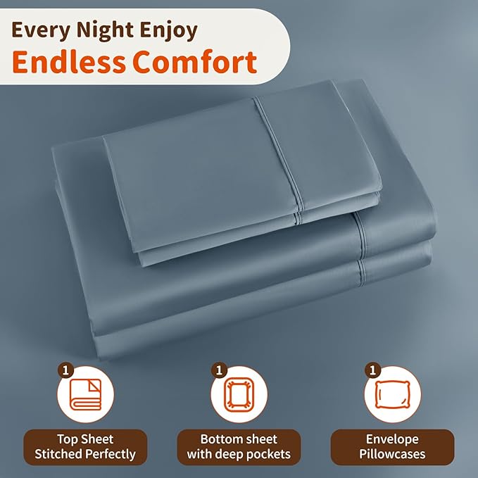 Bed Sheet Set - Twin XL - 3 Piece