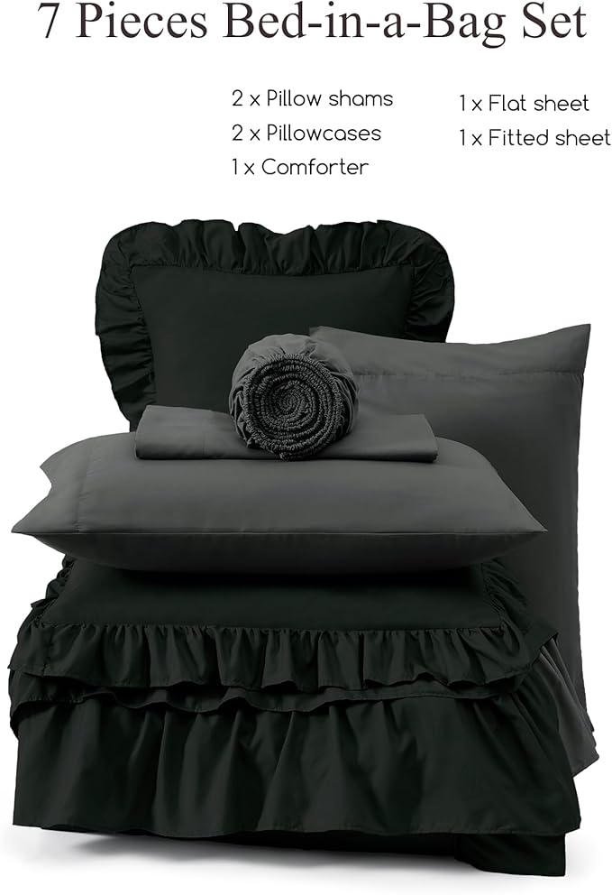 Comforter Set - Queen - 7 Piece