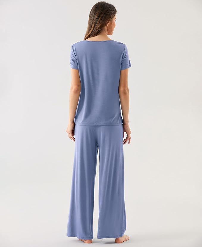 Bamboo Pajama Set - Short Sleeve - 2 Piece