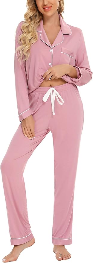 Women's Pants Pajama Set - Long Sleeve - 2 Piece