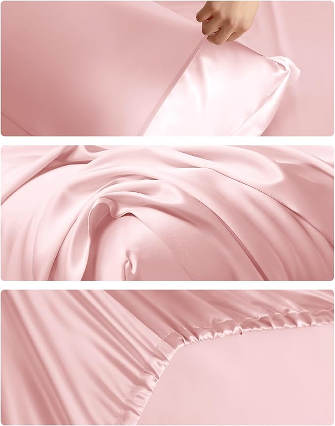 Mulberry Silk Bed Sheet Set - Full - 4 Piece