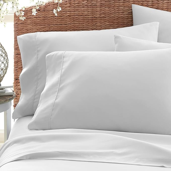 100% Cotton Pillowcase Set - King - 2 Piece