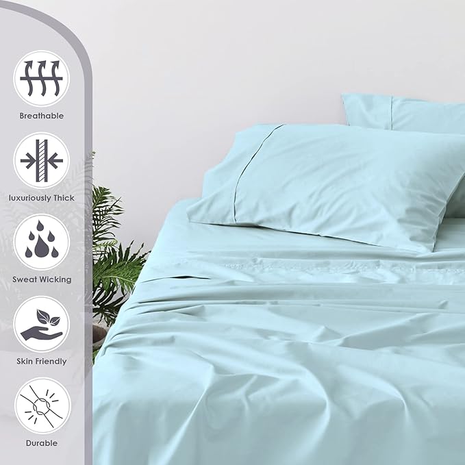 100% Cotton Pillowcase Set - Queen - 2 Piece