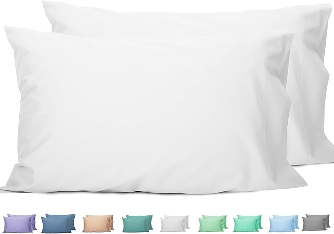 100% Cotton Pillowcase Set - Queen - 20 x 30 in - 2 Piece