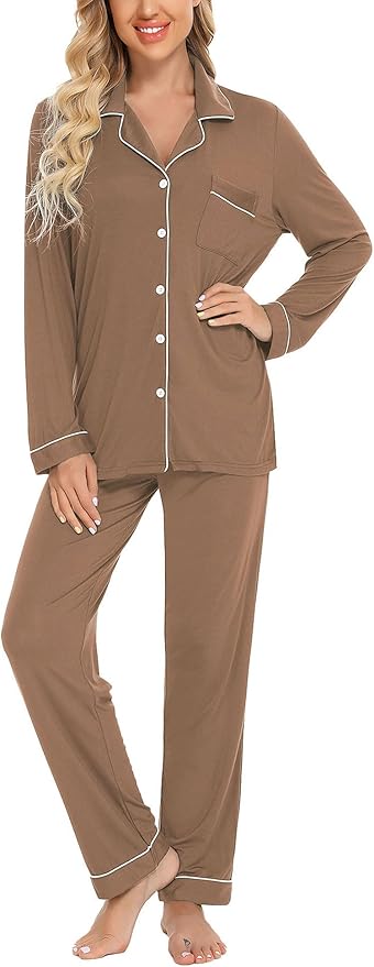 Women's Pants Pajama Set - Long Sleeve - 2 Piece