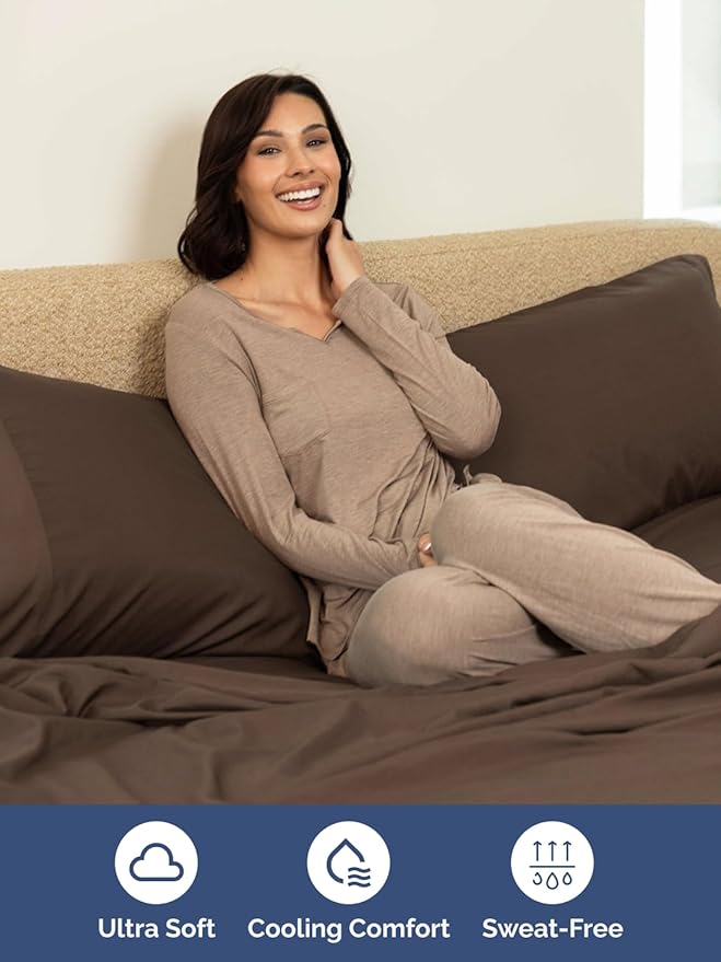 Cooling Bed Sheet Set - Split King - 7 Piece