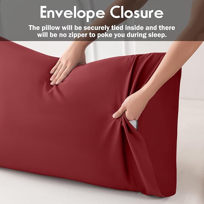 Bamboo Cooling Pillowcase Set - King - 2 Pack
