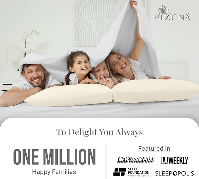 100% Cotton Pillowcase Set - King - 2 Piece