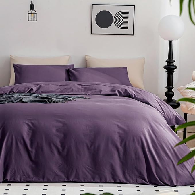 Linen Duvet Cover Set - King - 3 Piece