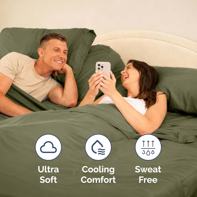 Cooling Bed Sheet Set - King - 4 Piece