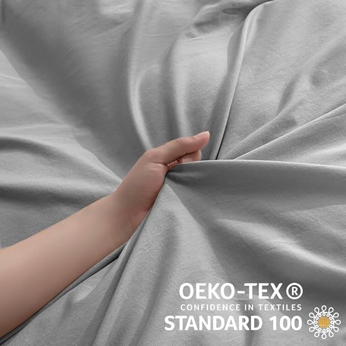 Linen Duvet Cover Set - Twin - 2 Piece