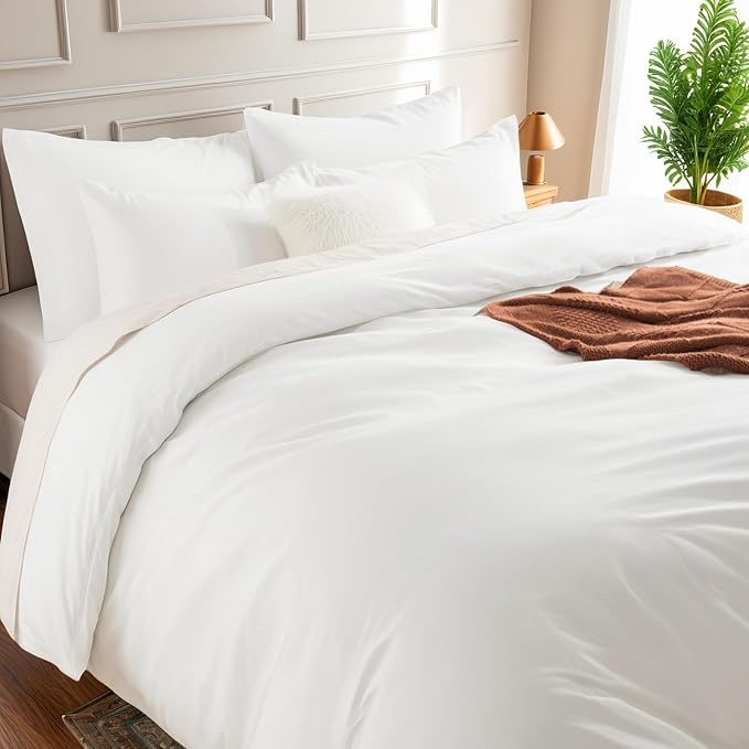 Linen Duvet Cover Set - Queen - 3 Piece